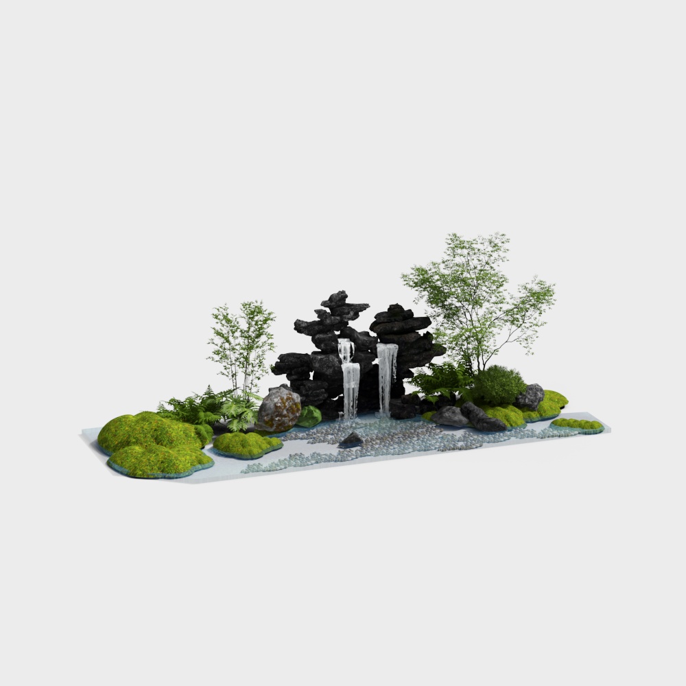 景观小品水池