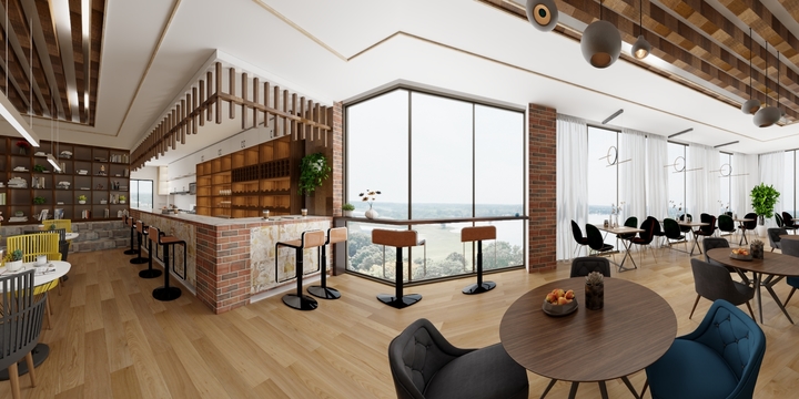 吉莉-星巴克咖啡馆-装修设计方案