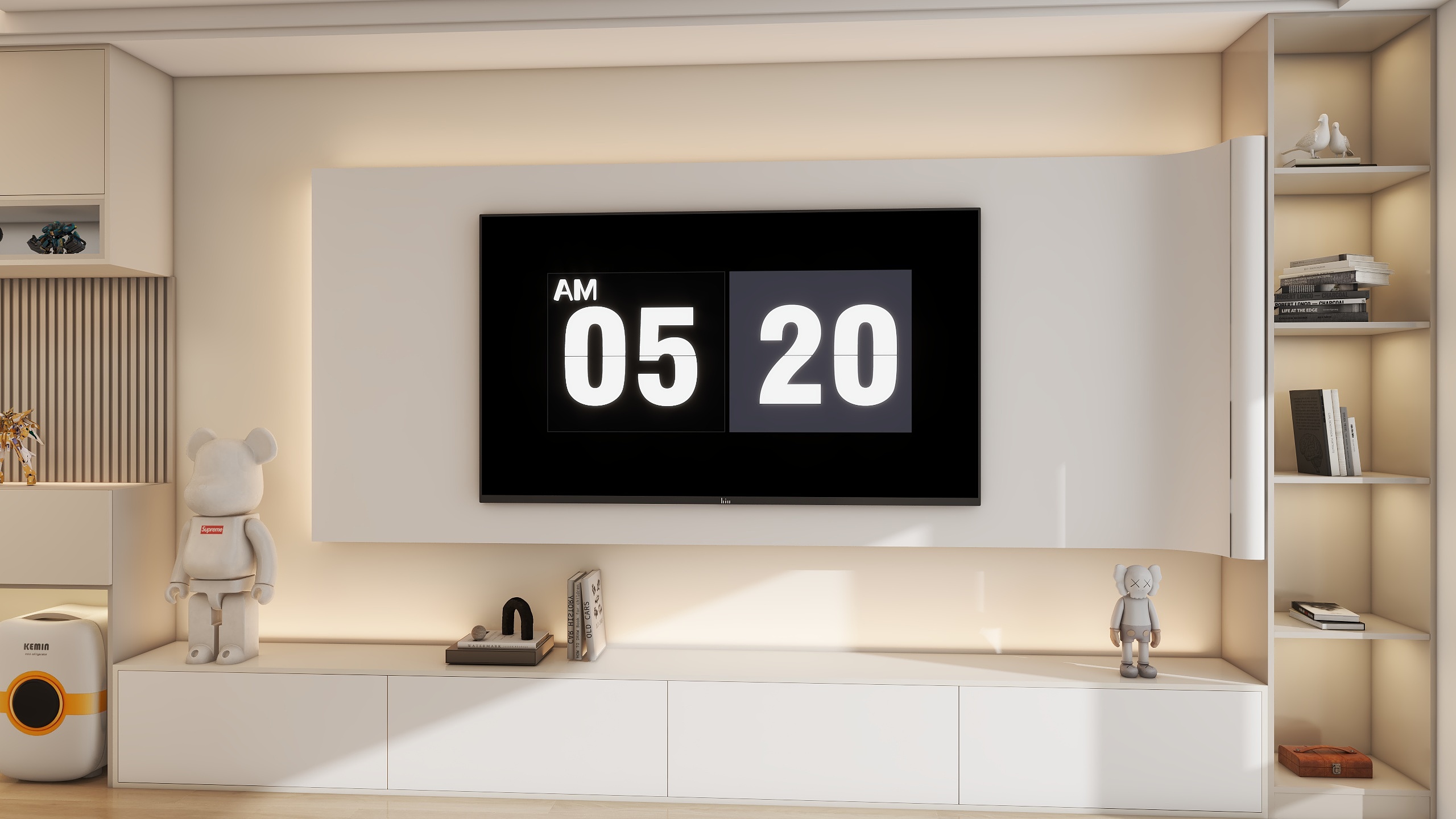 3D云设ugBY-42m一室-装修设计方案