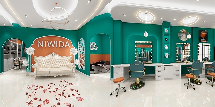 室内设计师热依汗-岳普湖NIWIDA美容店-装修设计方案