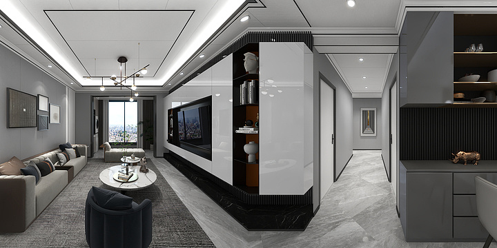 -夏也--现代风-4室2厅【竹木纤维板】-装修设计方案