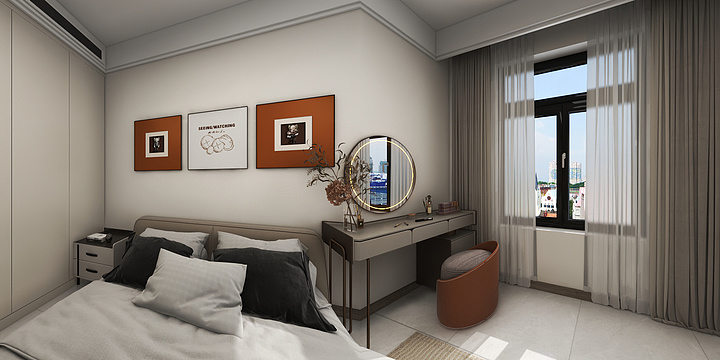 室内设计一班-龙之光三期47-2-2202闫先生雅居-装修设计方案