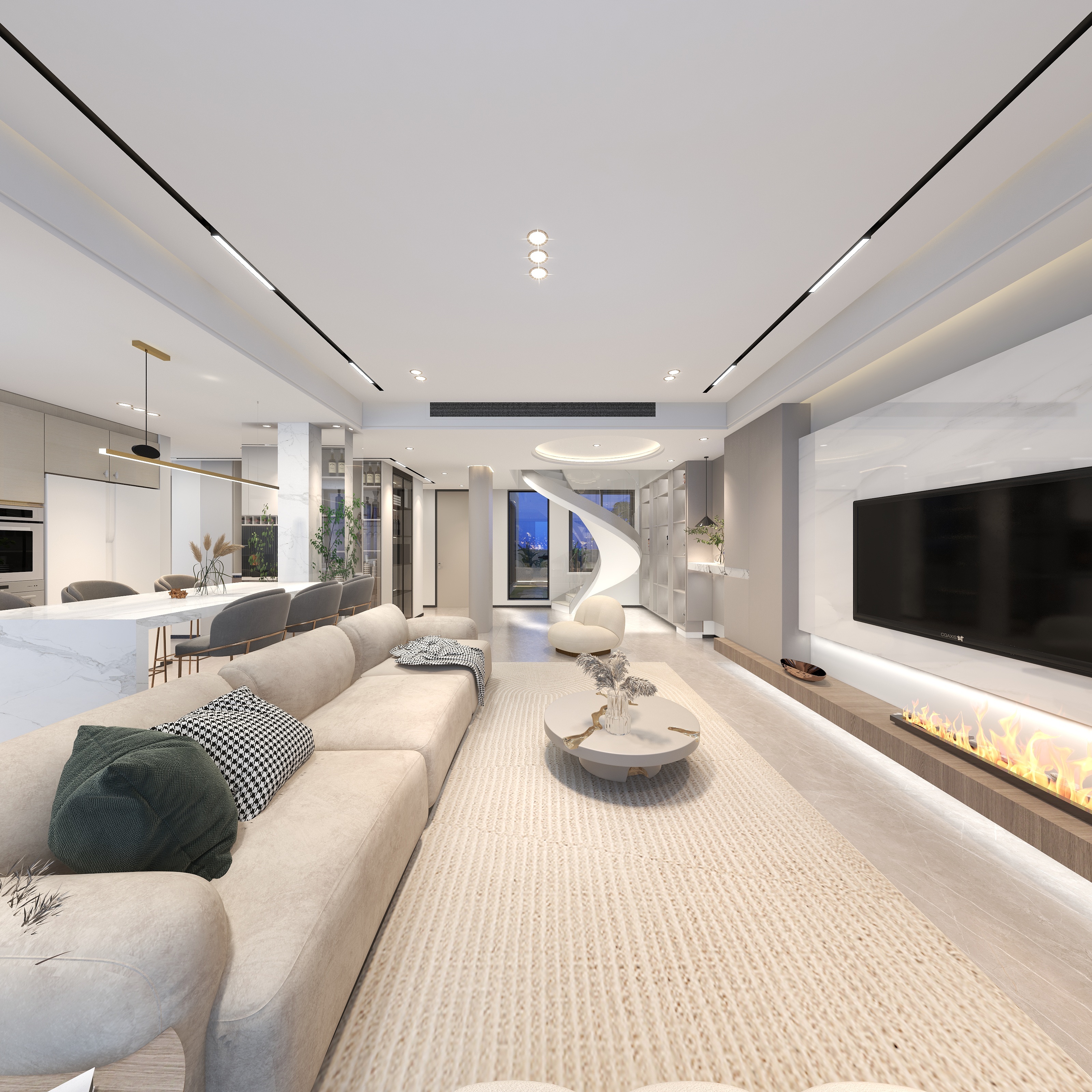 拾艺|唐伟-奶油风简约-装修设计方案