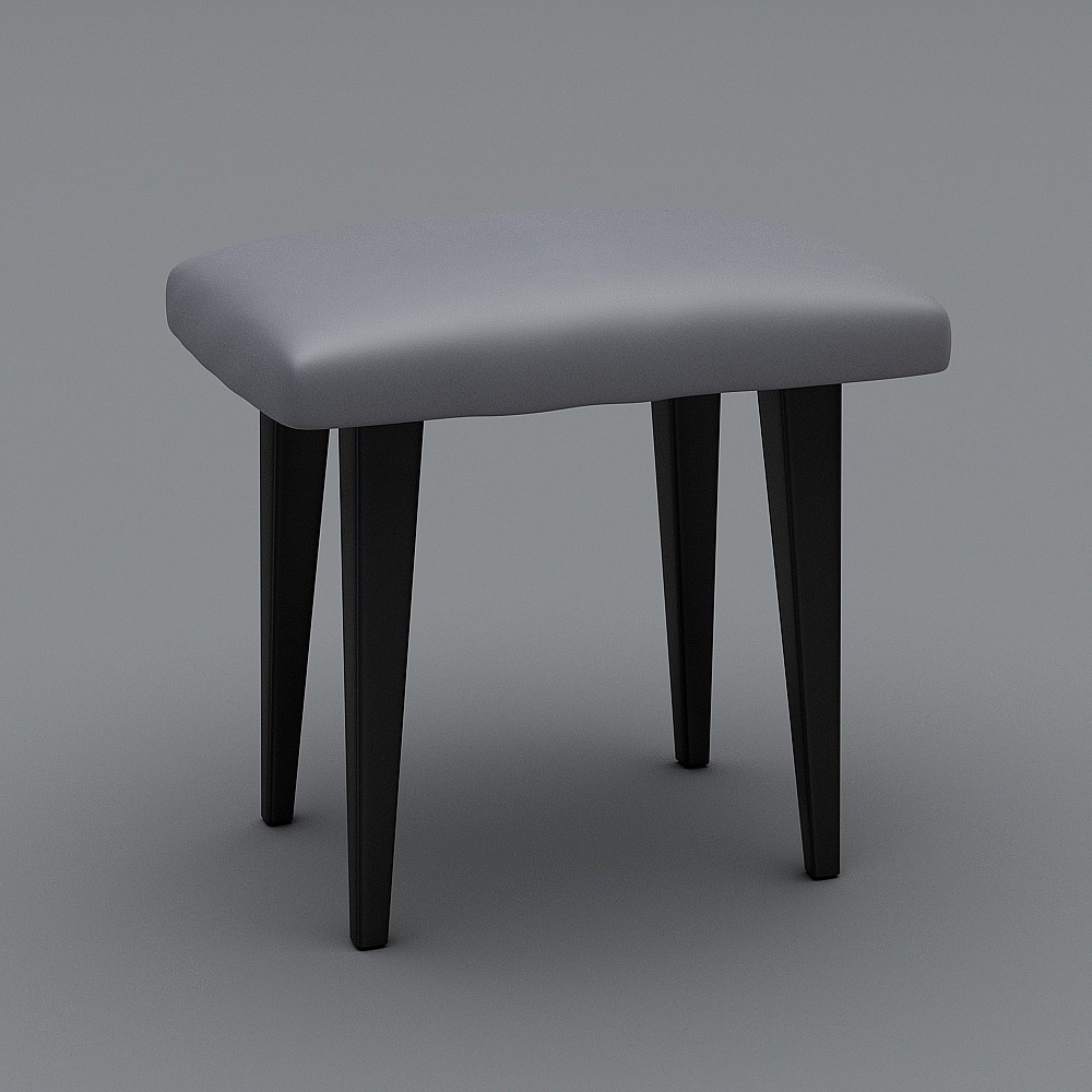 慧纳-ZD01梳妆凳3D模型