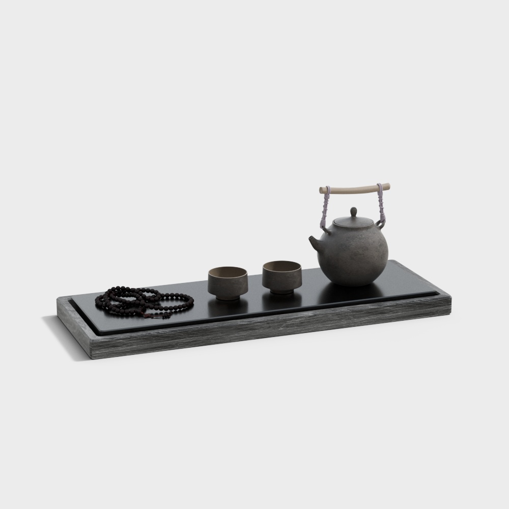 茶具雕塑摆件