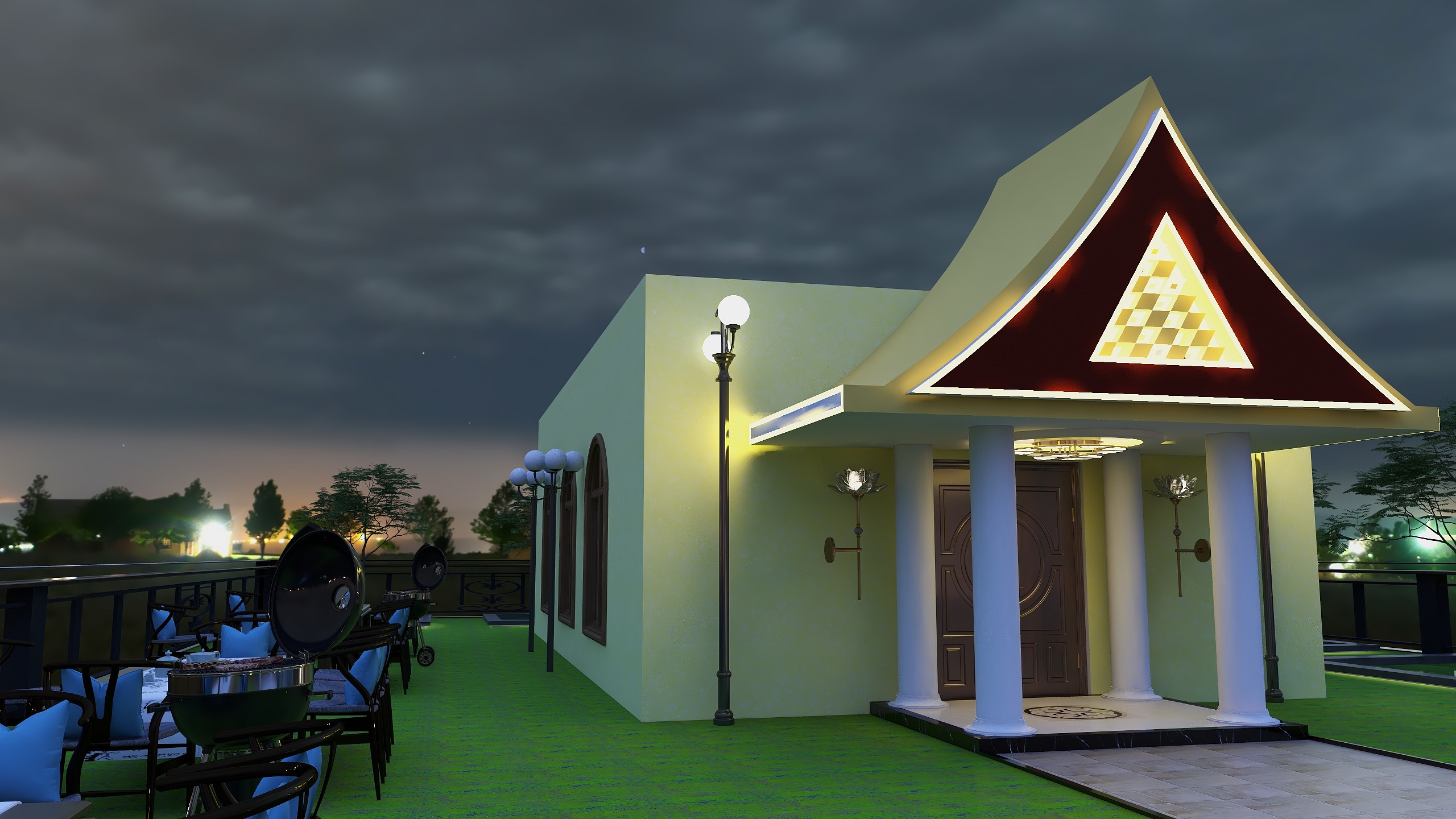 薇薇设计室-东南亚餐厅-装修设计方案