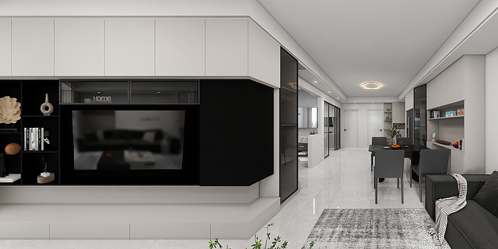 设计师_LL-荣盛108现代简约-装修设计方案