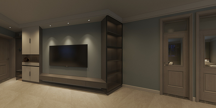 晓峰专业木工-同江市工商家属楼-装修设计方案