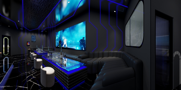 叶上的鲸-黄金甲KTV-装修设计方案