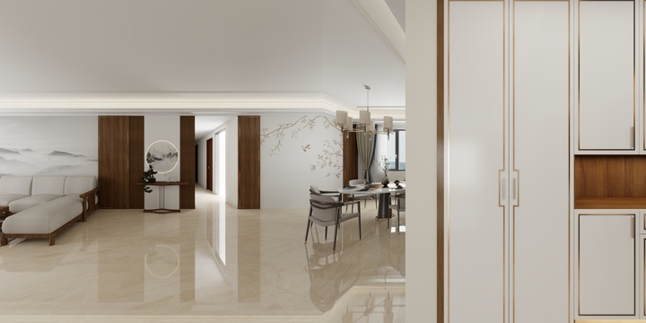 枣庄风田装饰-碧桂园新中式20层-装修设计方案