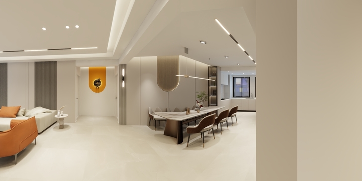 本都设计工作室-133平米现代风格-装修设计方案