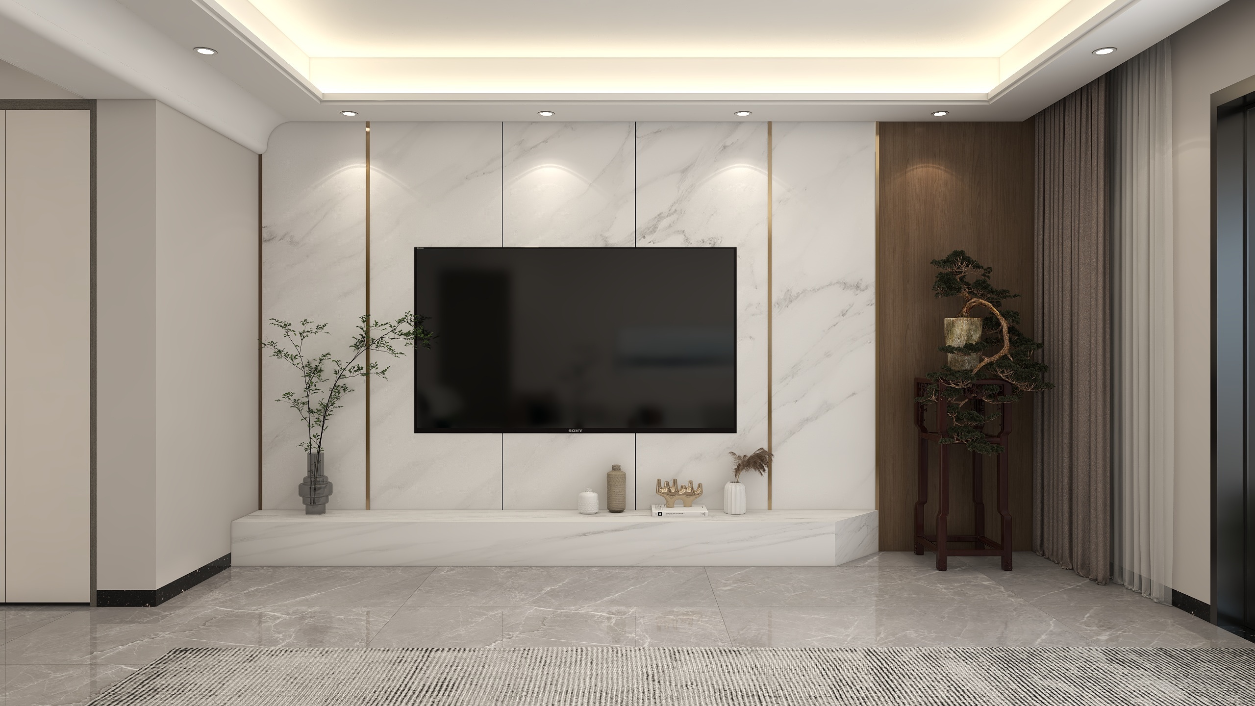 惠州装修找沫竹-江湾南岸-简中装修效果图