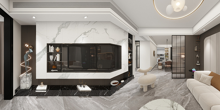 朝阳设计CHAOYANG-湘江美郡二期邓总-装修设计方案