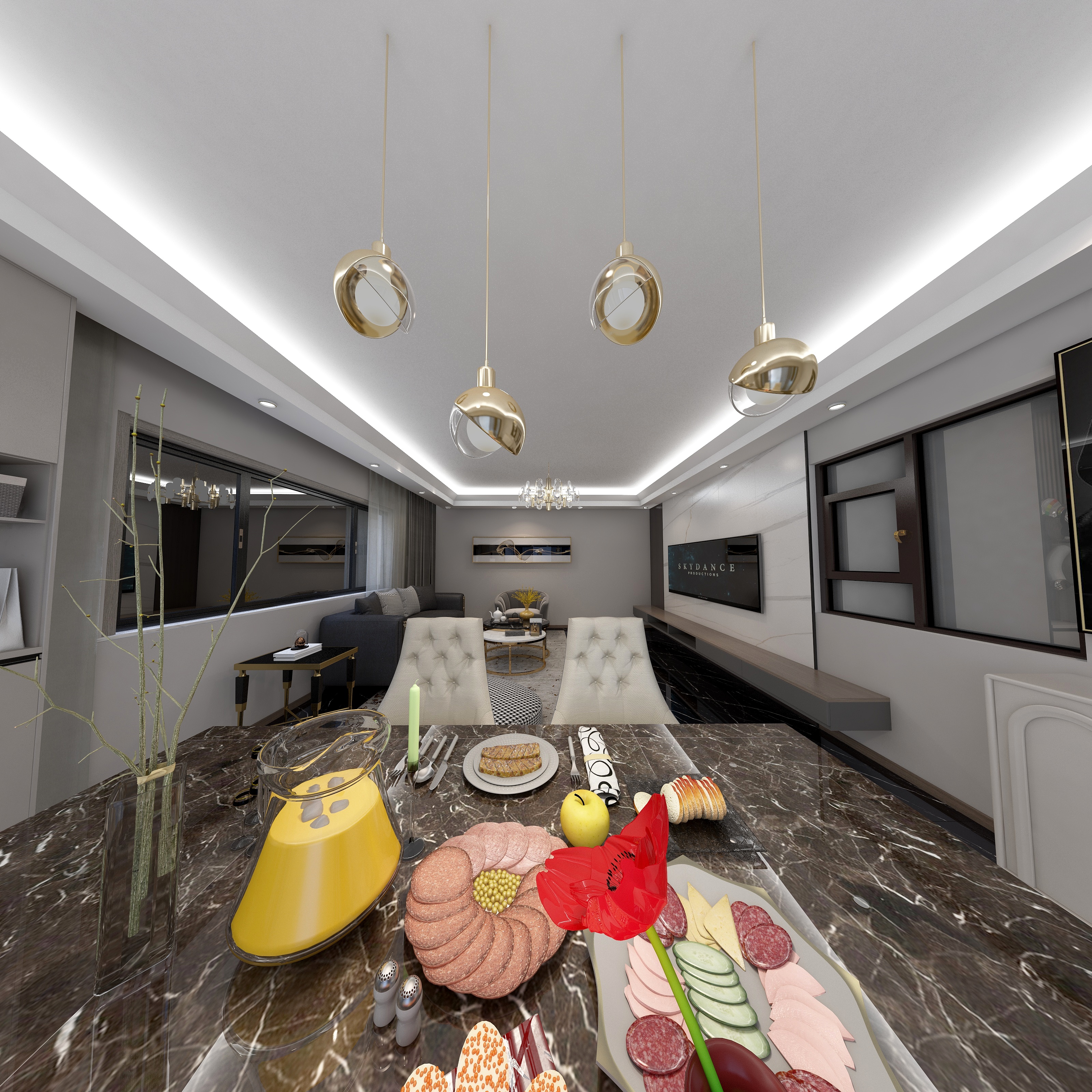 慧彬设计-恒大泉都-装修设计方案