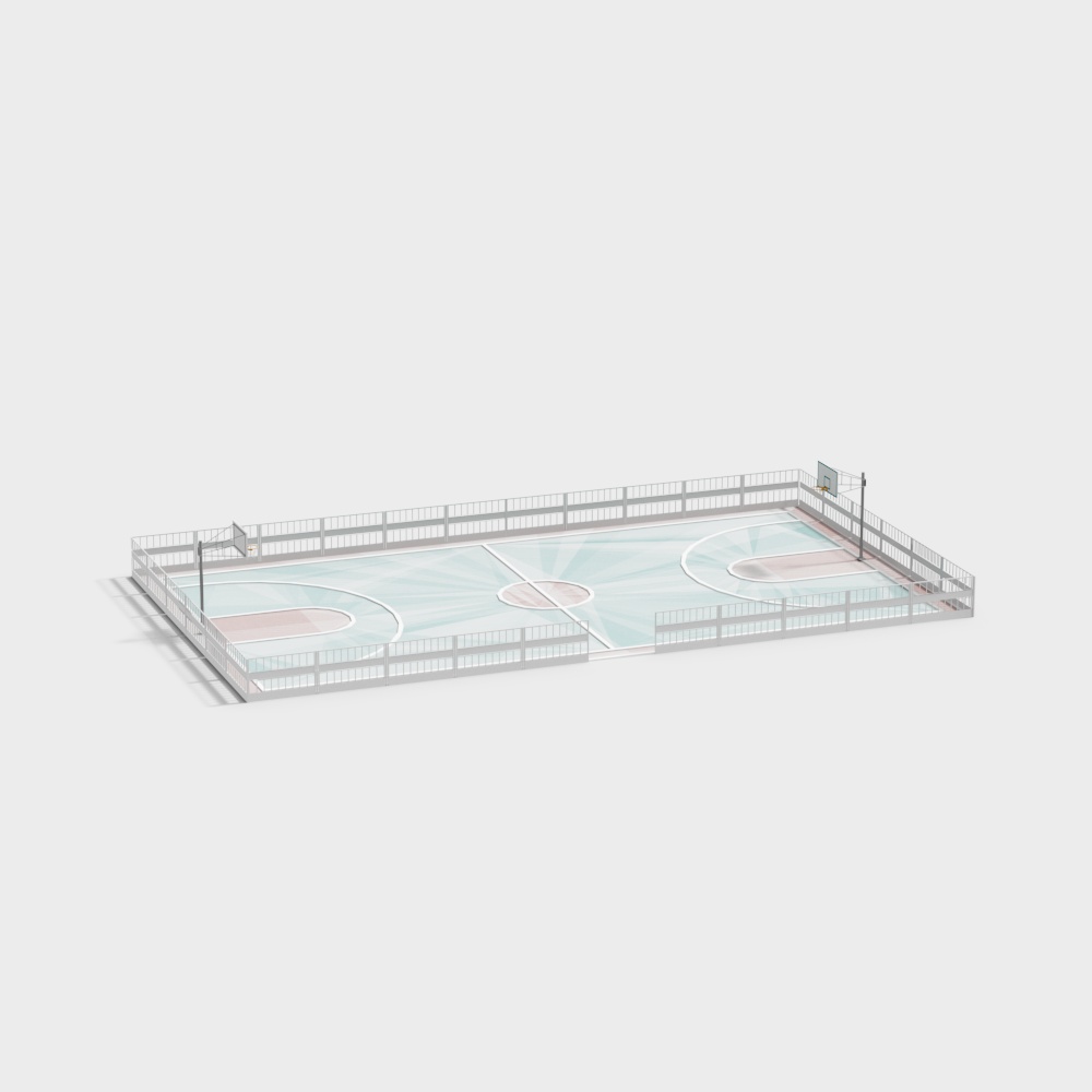 篮球场3D模型