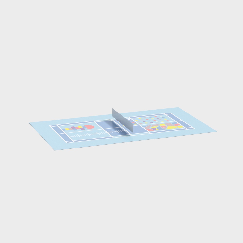 羽毛球场3D模型