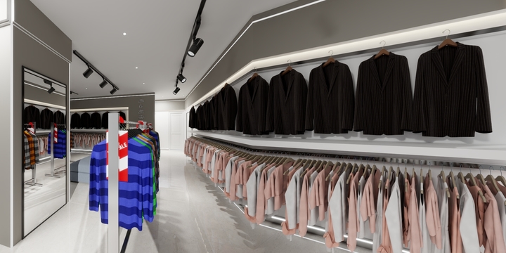 室内设计_ZhangSir-服装手机店xgt-装修设计方案