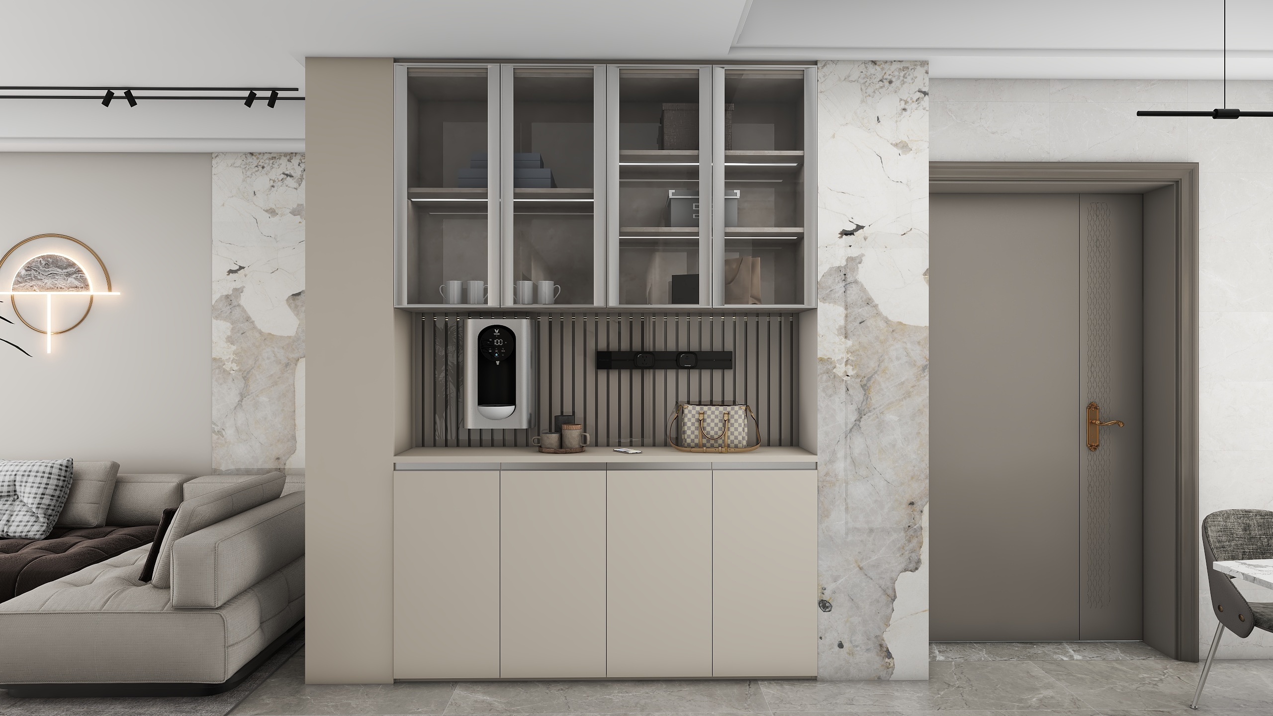 靖安英强装饰设计工程有限公司-幸福家园崔总雅间-装修设计方案