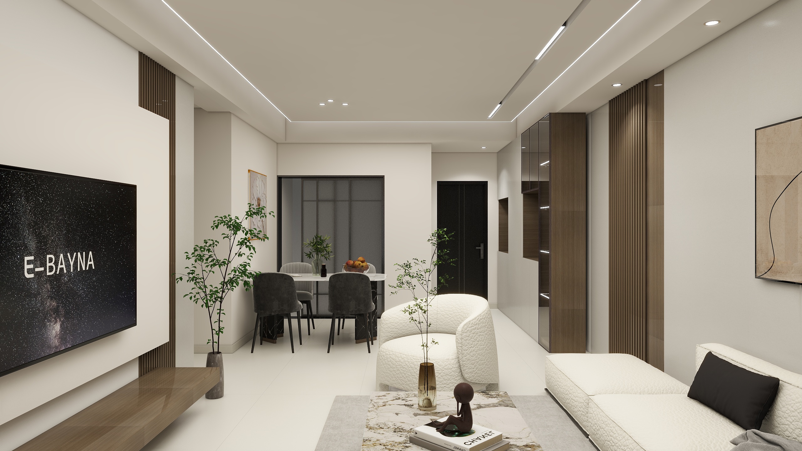 唔啊唔-优筑·印江洲97㎡3室-装修设计方案