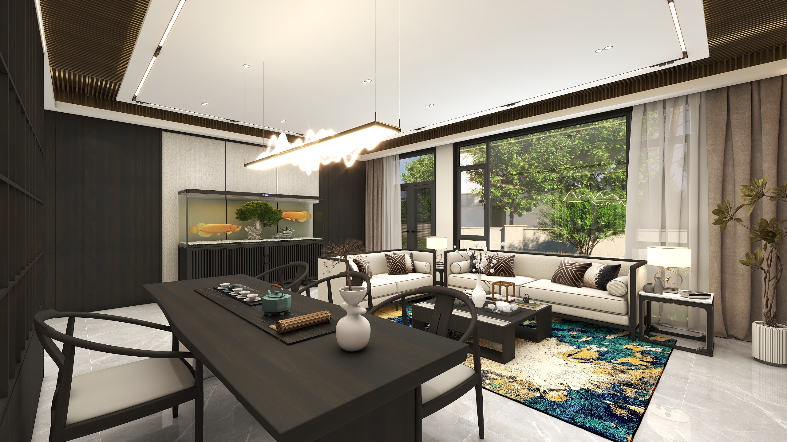 环宇0315-延庆别墅83㎡装修效果图