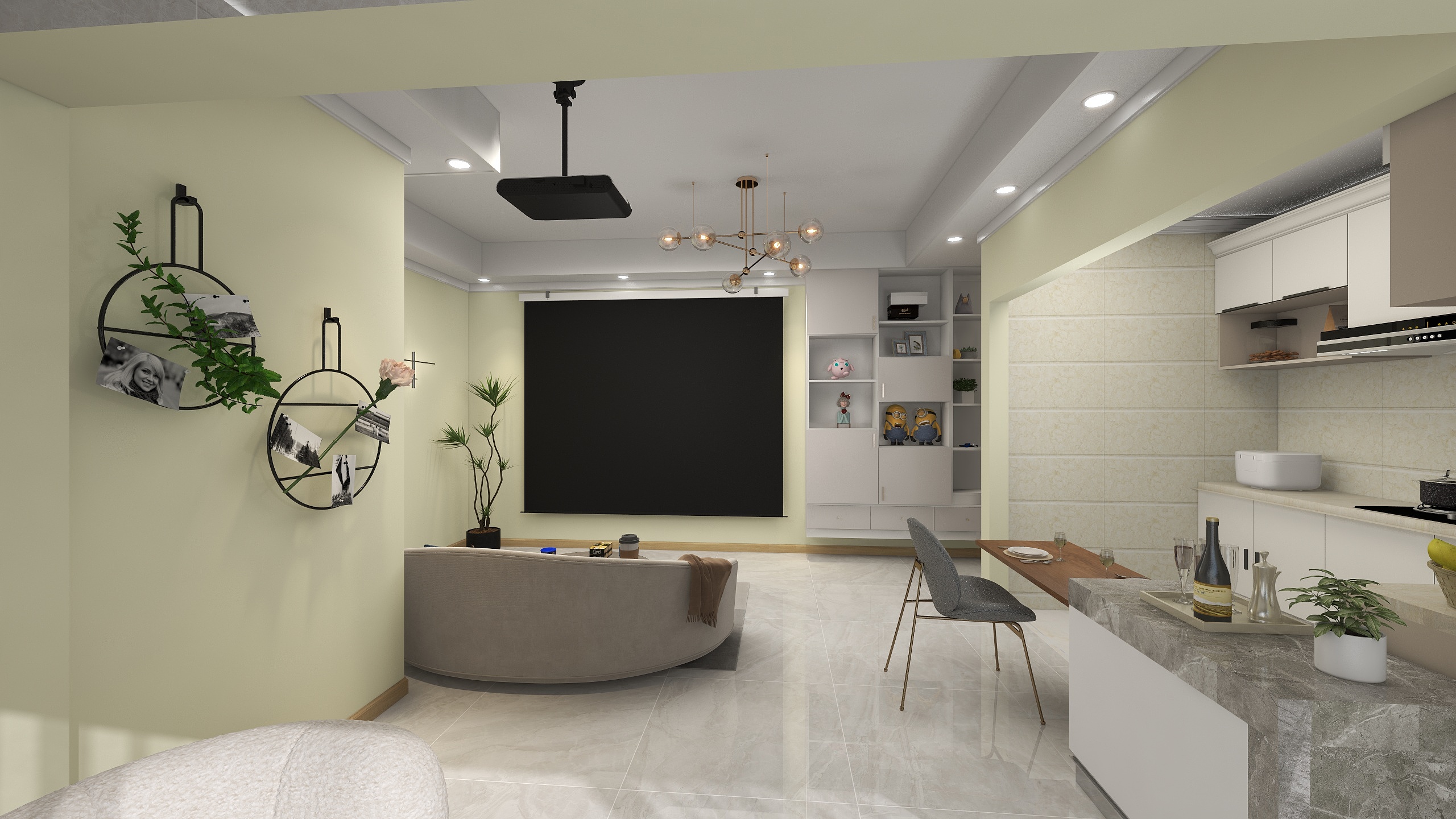 設计H-59㎡2室原木风-装修设计方案