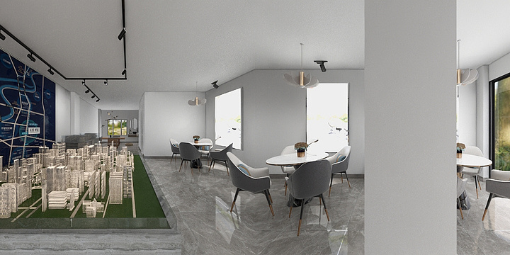 川哥设计-玉溪营销中心-装修设计方案