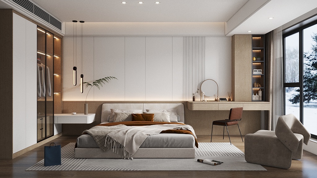 设计师林禹-现代主卧-副本-装修设计方案