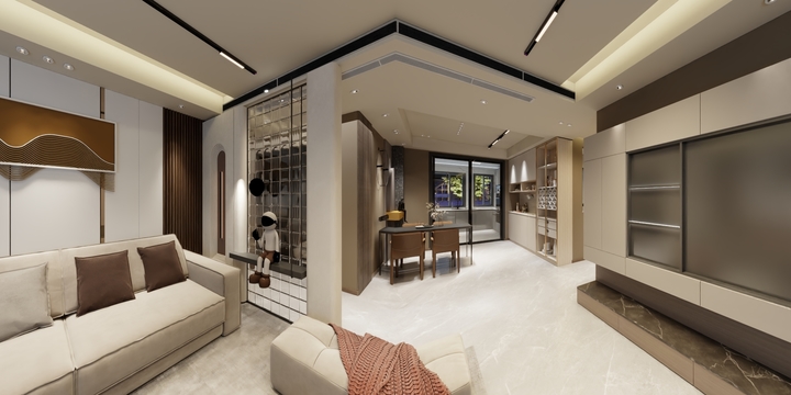 设计师阿驰-中央绿城-装修设计方案