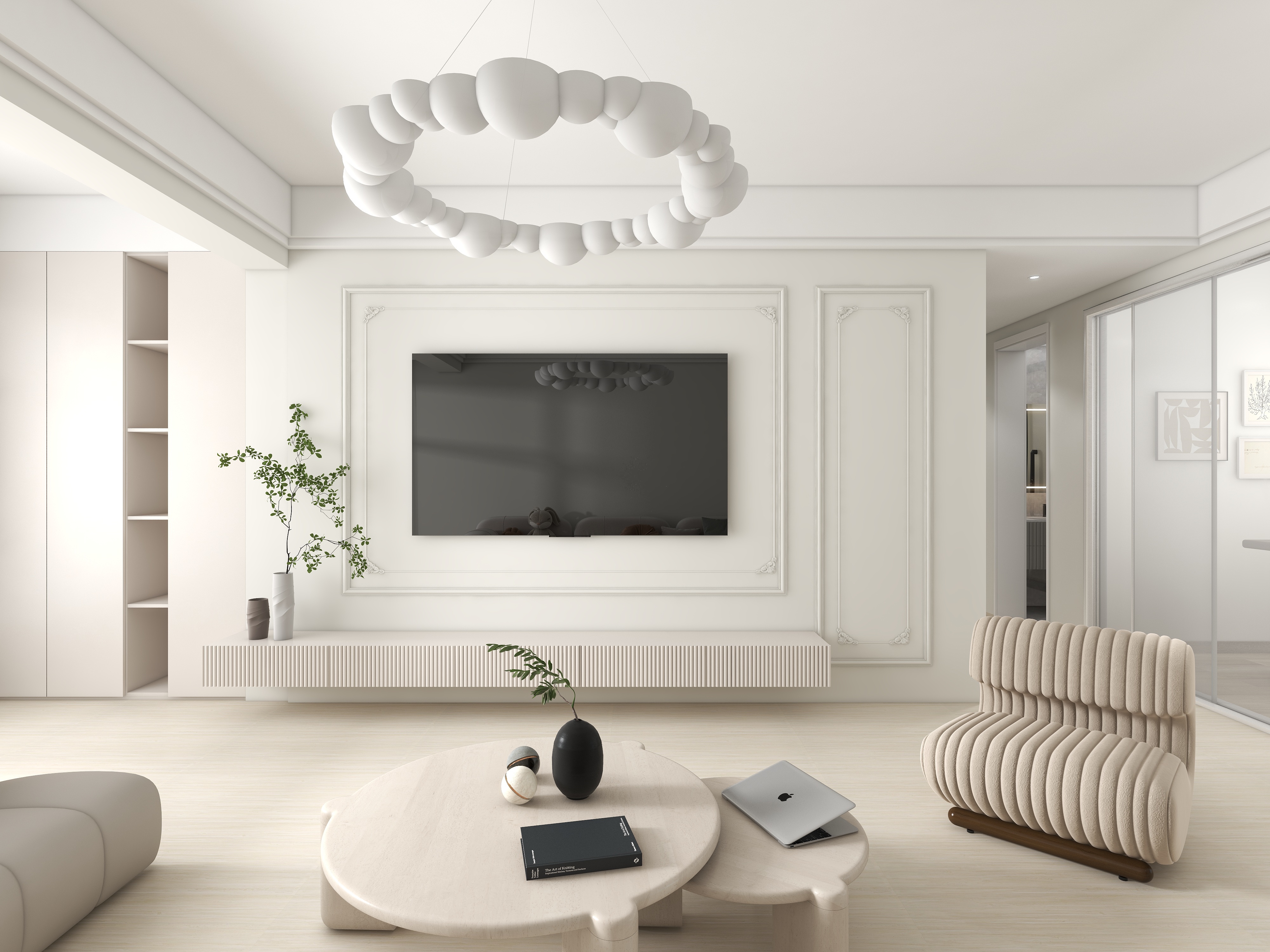 范志诚-四房两卫轻法奶油-装修设计方案