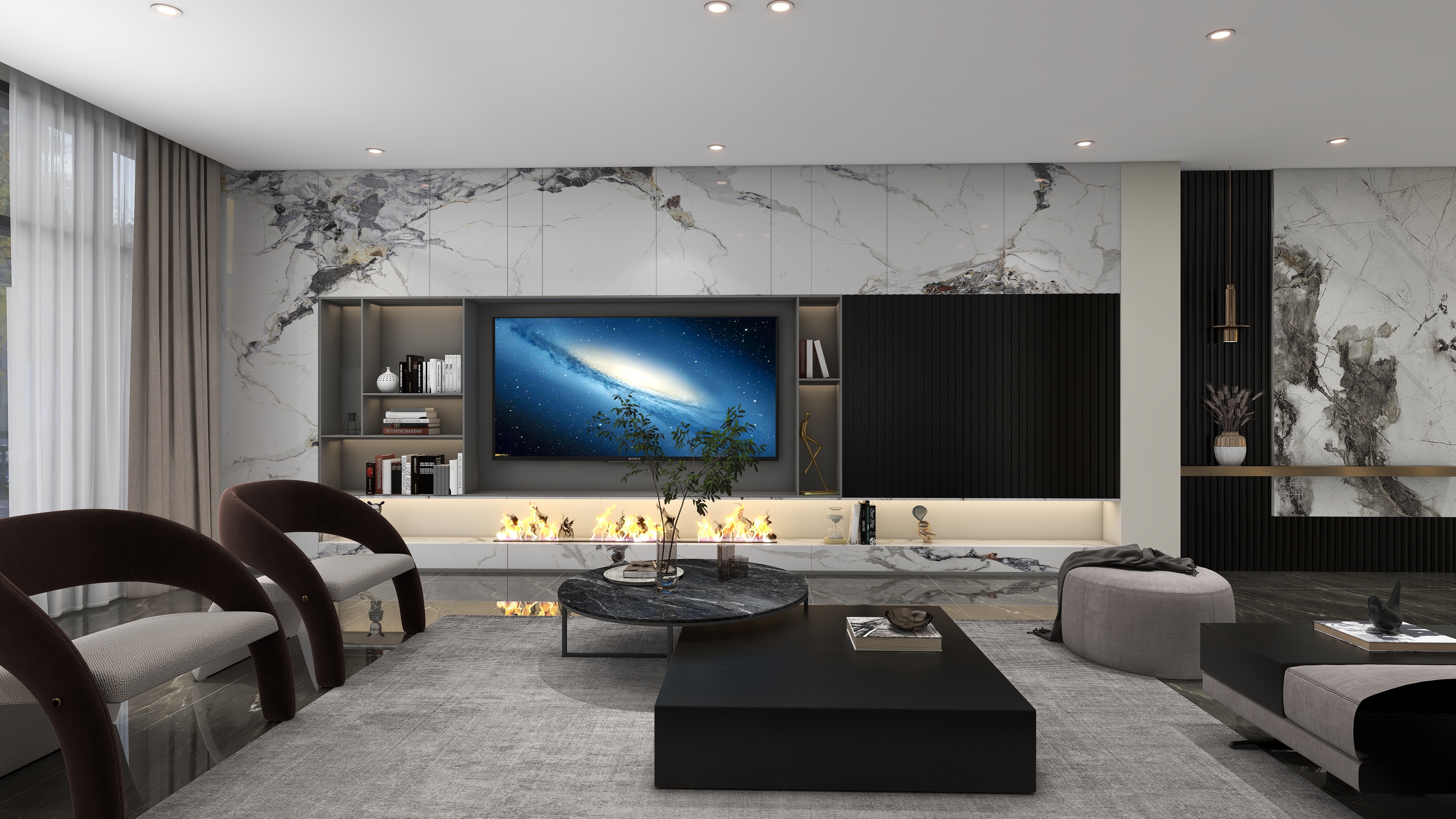 何生江门海伦湾一期43号.一楼客厅-装修设计方案