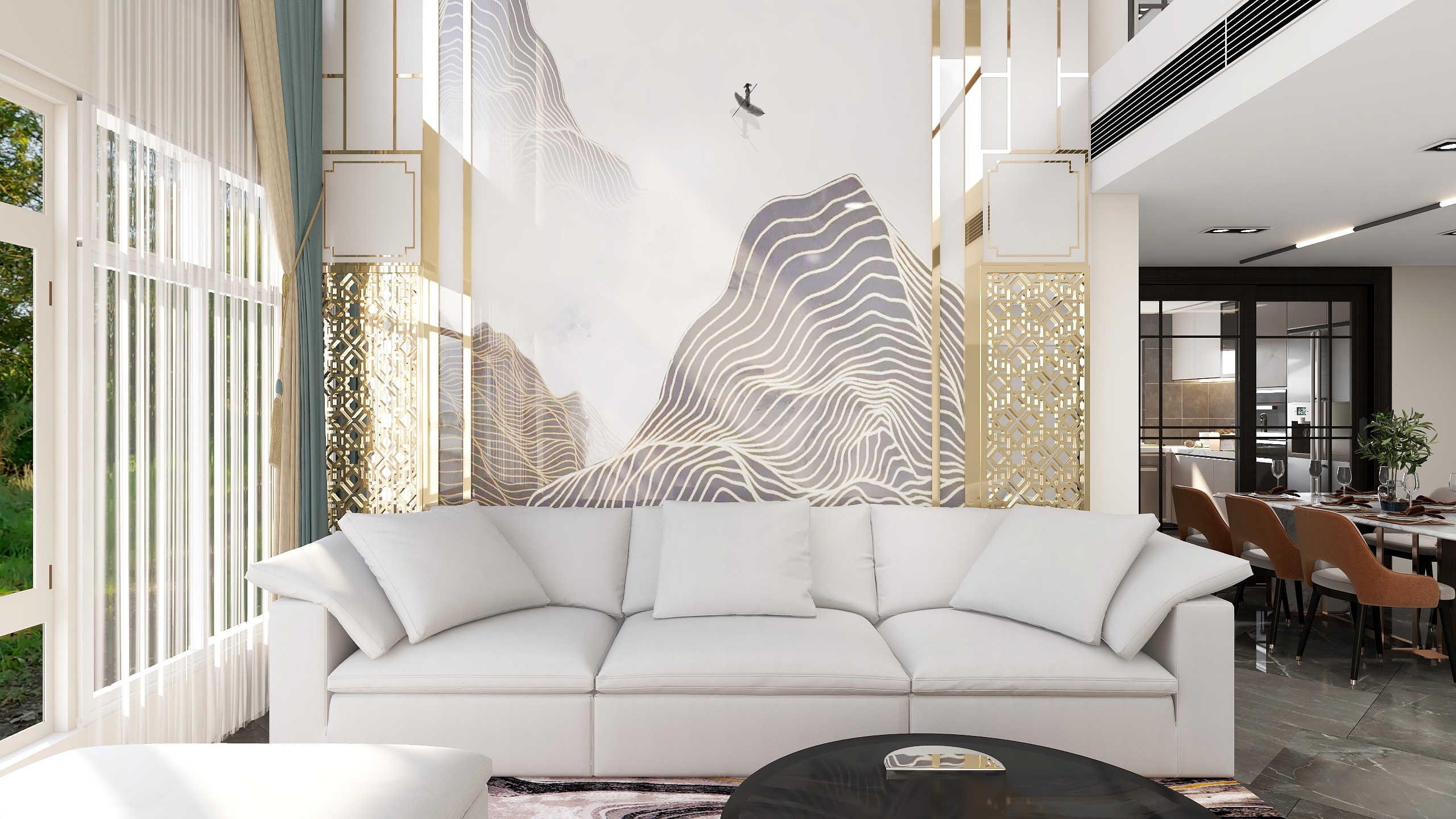 鑫佳装饰设计工作室-现代轻奢-万山华府-装修设计方案