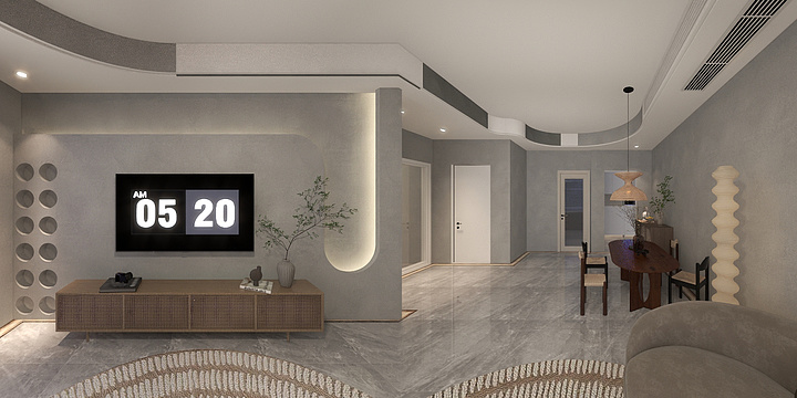 Ms.严-保利东湾86㎡2室-装修设计方案