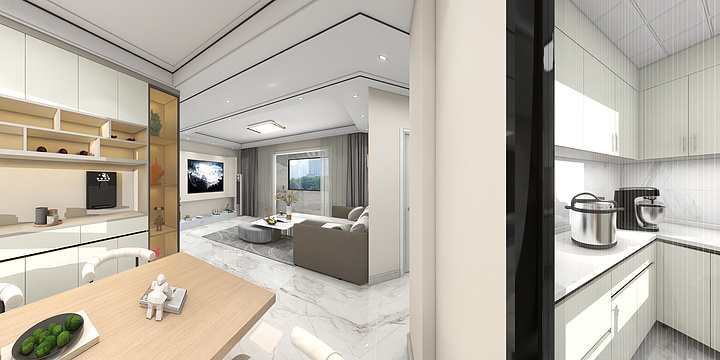 衡水易高2-北斗星城文园-岐125平3室1厨1厅2卫-装修设计方案