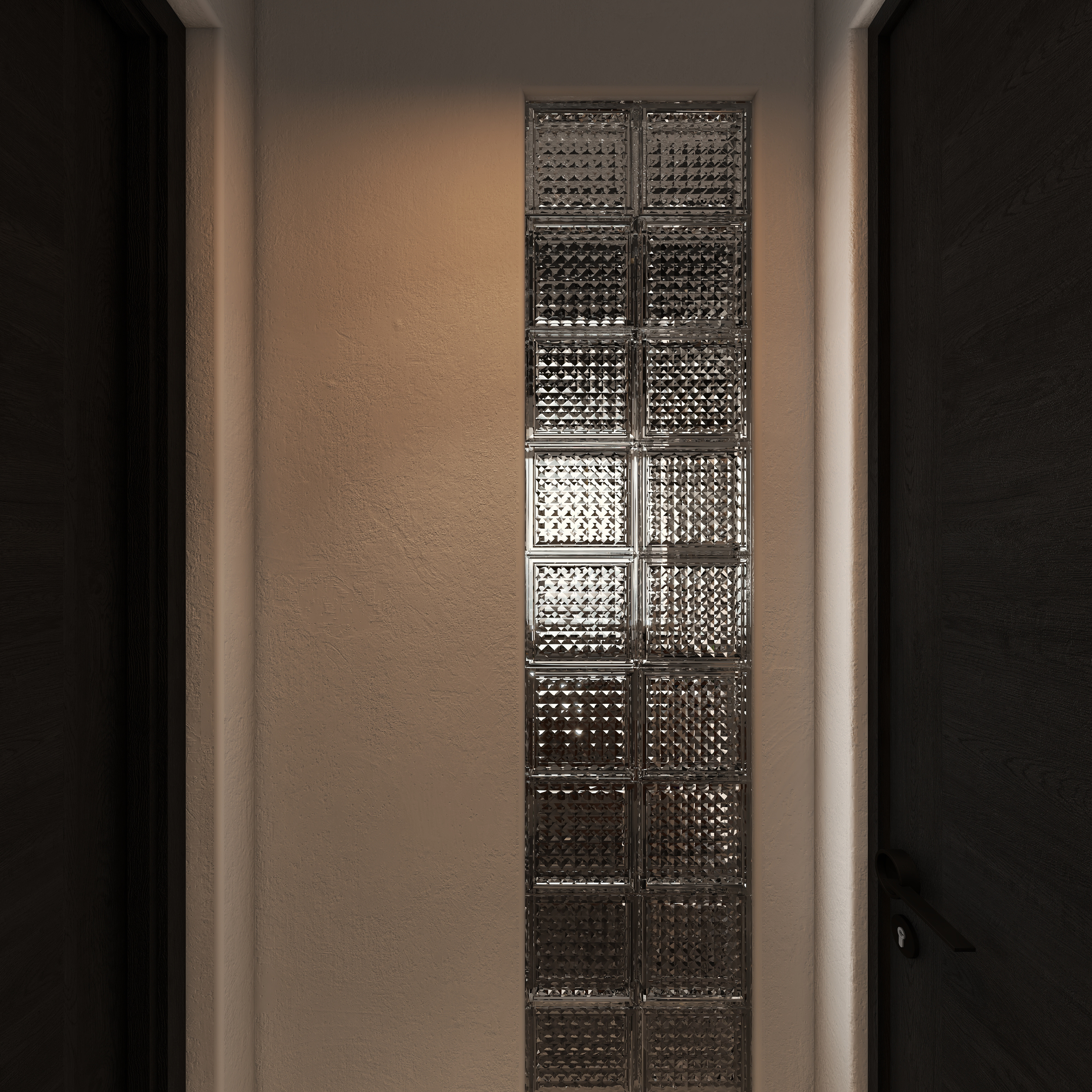 熬暖酱-重庆东和湾中古民宿二层楼梯间装修效果图第3张