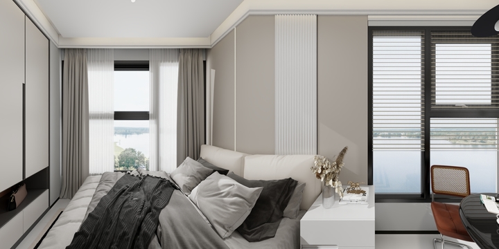 丨A丨-君悦环球新天地公寓楼-平层两窗户型-装修设计方案