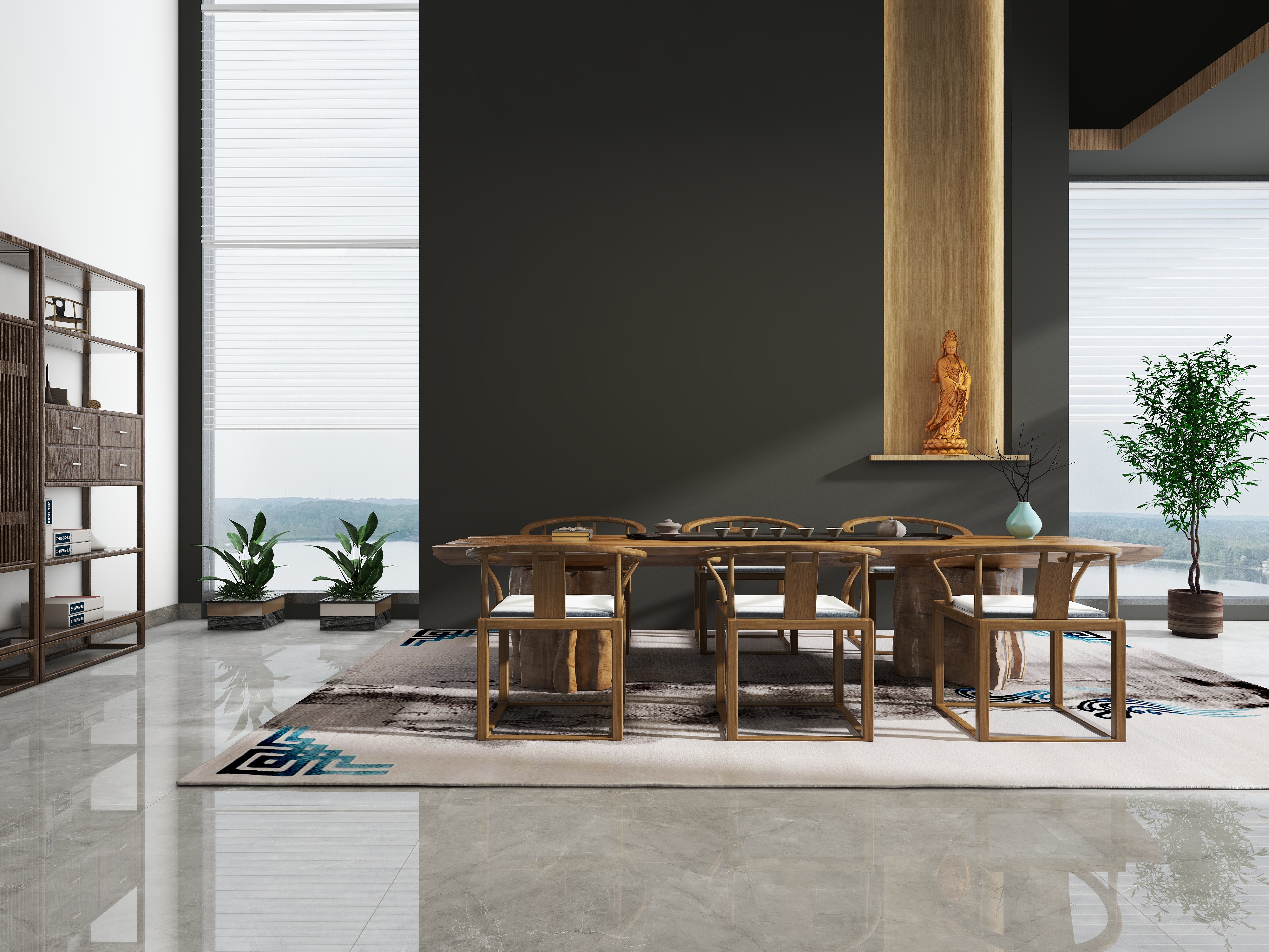 浩缘设计-商务茶室 复原-装修设计方案