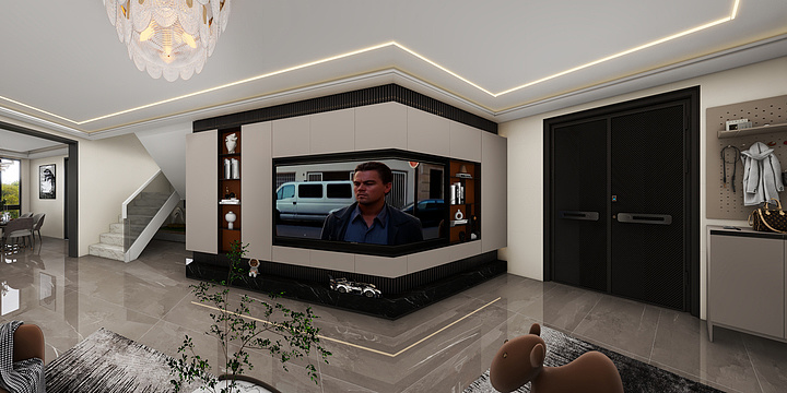 金牌厨柜衣柜全屋定制-人民大道别墅-装修设计方案