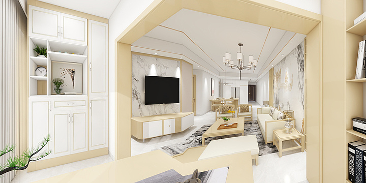 设计师阿燕-德丰天麓花园96㎡-装修设计方案