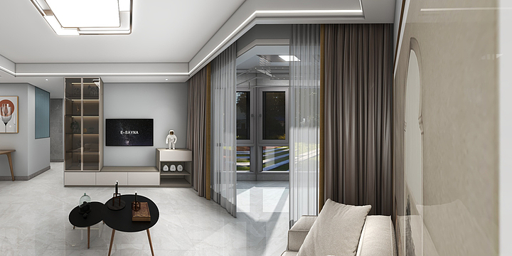 沙丁鱼007-香湾苑6-1801效果1-装修设计方案