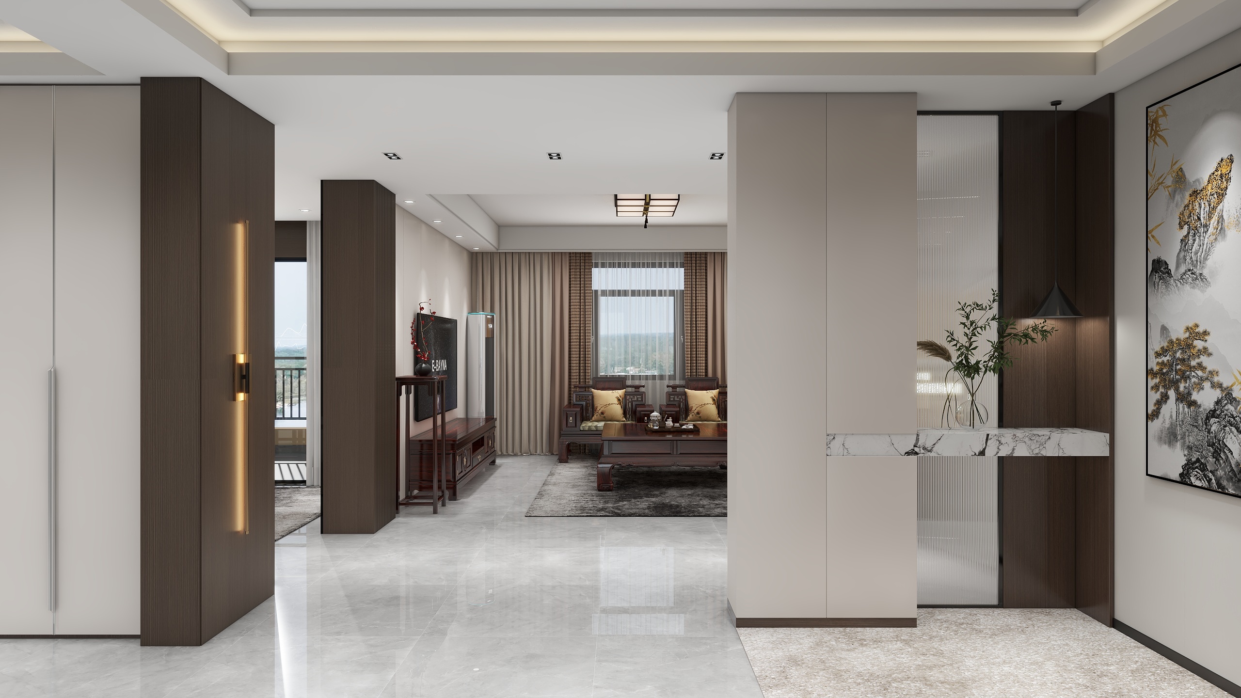 设计师晴阳-岭海逸景湾设计方案-装修设计方案