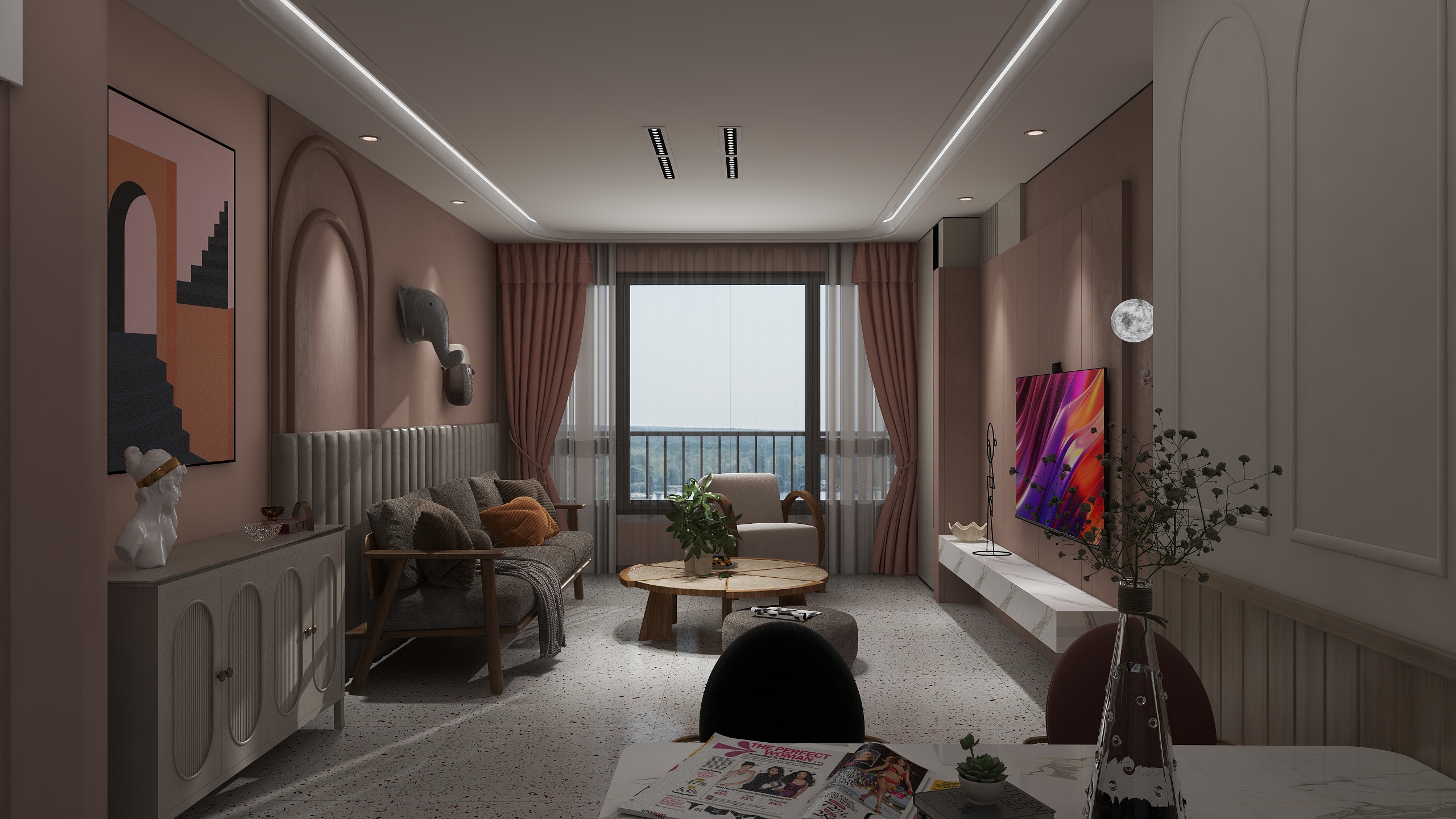 月狼丶传说-恒创龙涧栖-装修设计方案