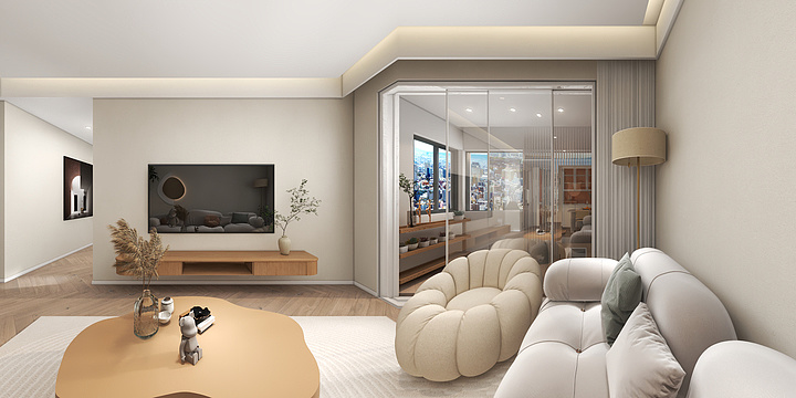 小笙20011026SH-海德公园81㎡3室-装修设计方案