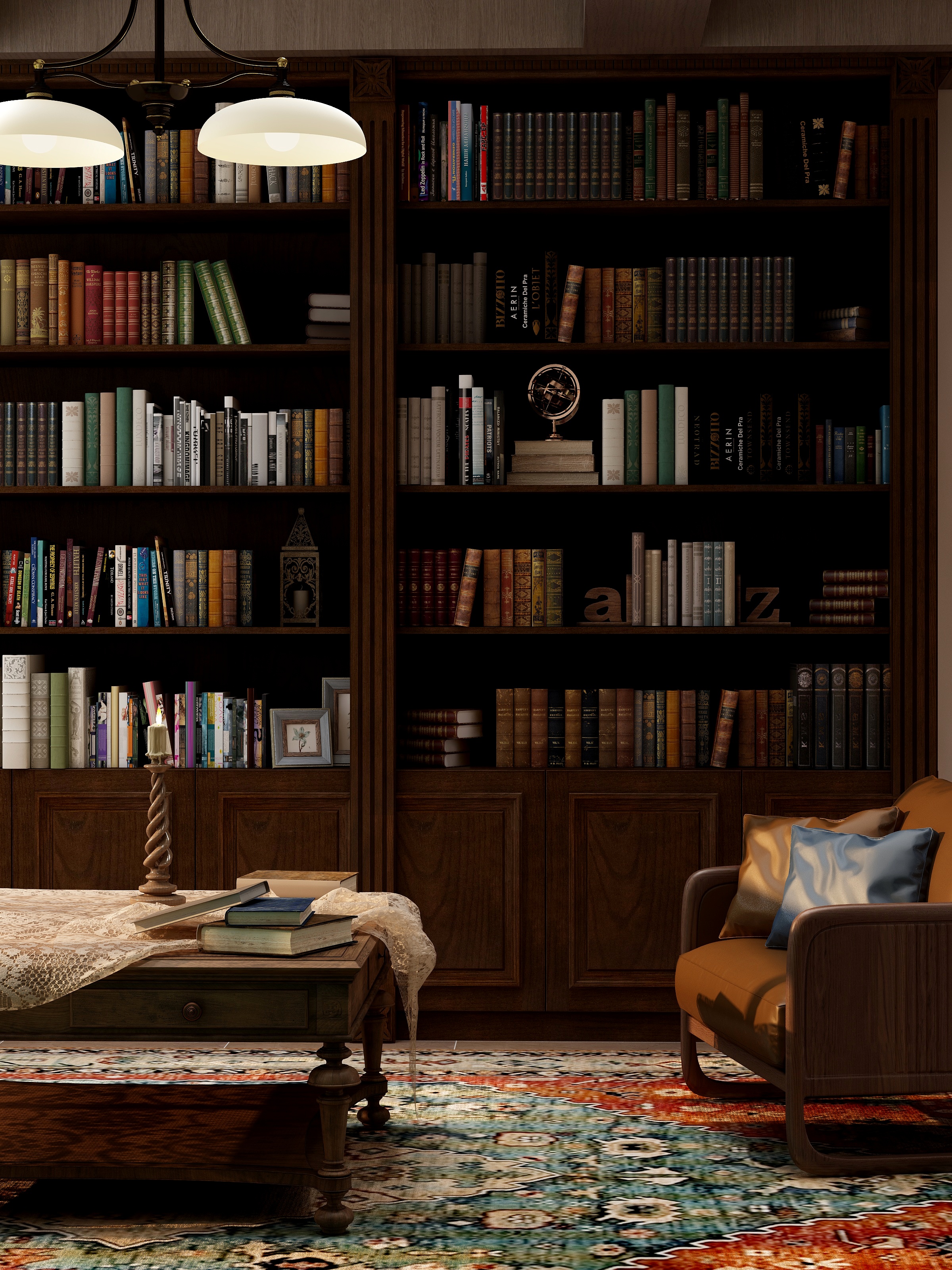 吃面加蒜-美式复古练习作业-装修设计方案