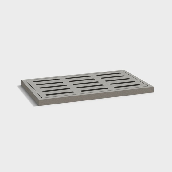 Square drainage manhole cover