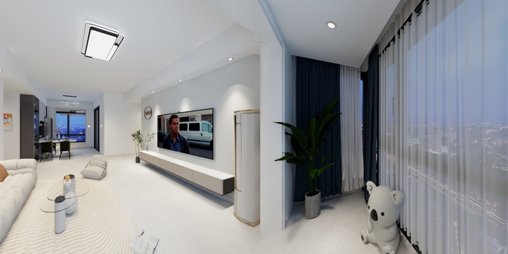 绵阳若信装饰设计-敏捷悦江府15-1-3301号-装修设计方案