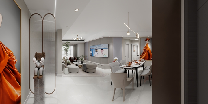 嘉雯装饰-未来城7-2-802 效果图意向设计方案-装修设计方案