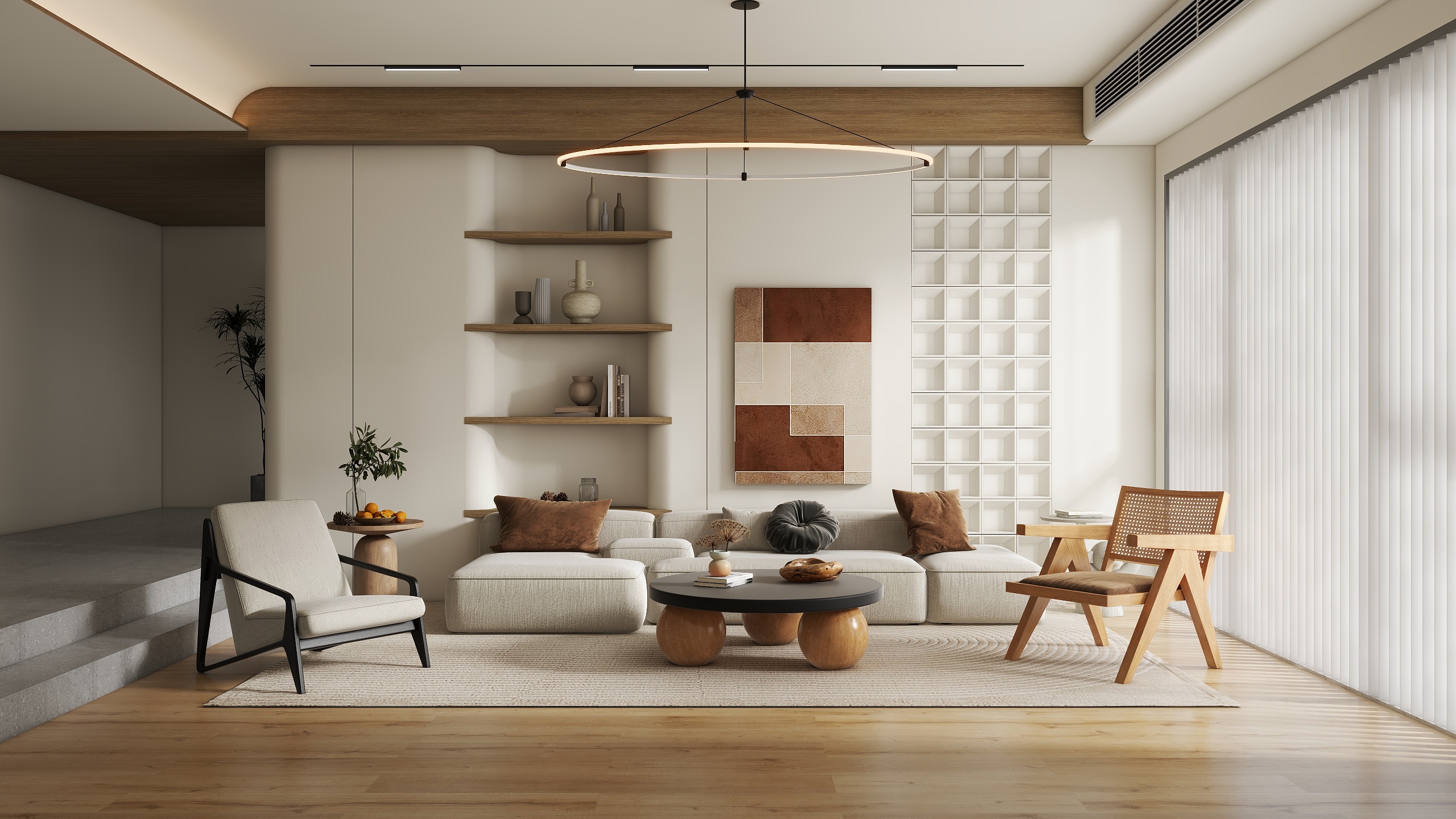 全案设计师胡一-侘寂客餐厅-装修设计方案