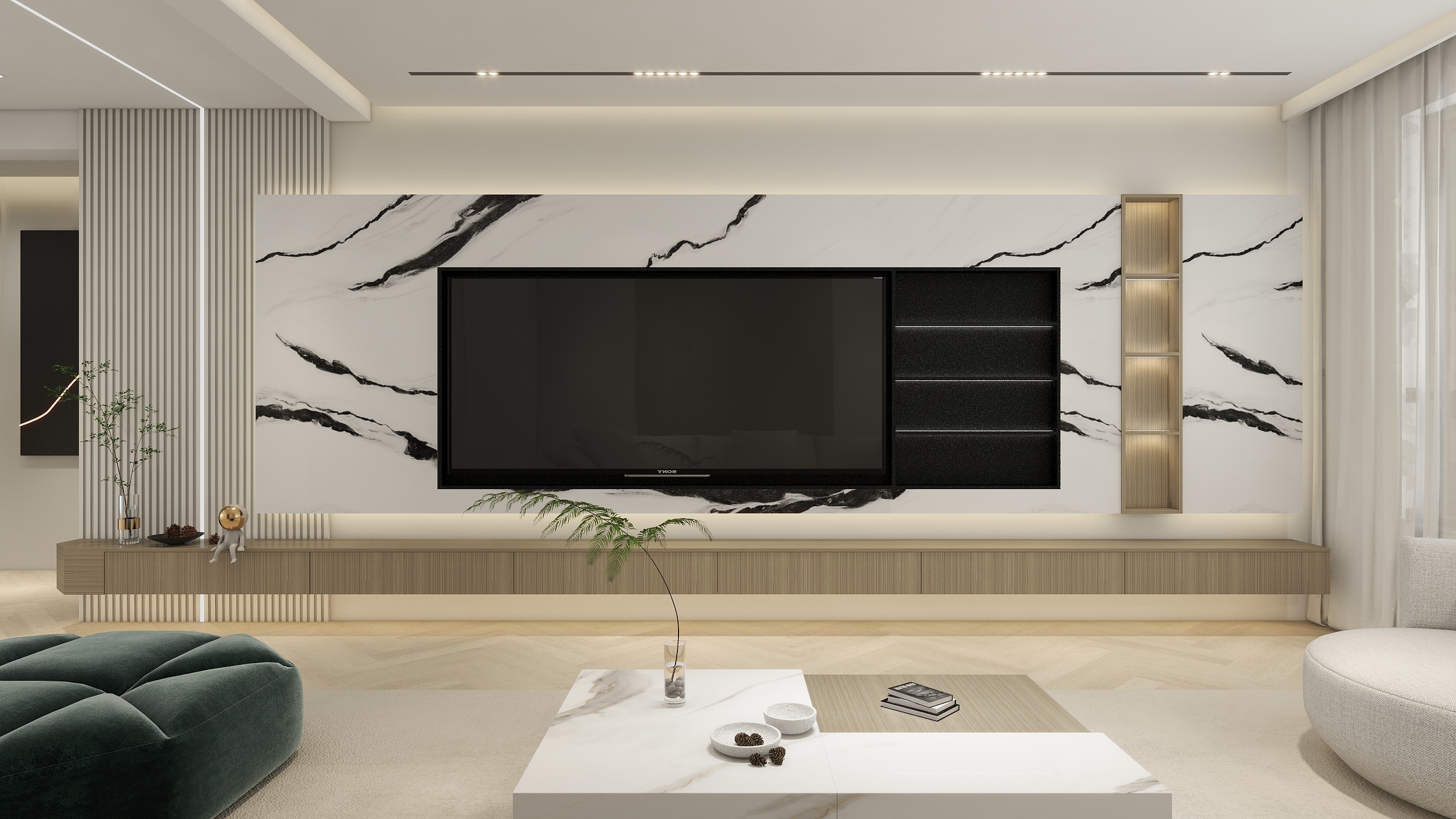 仲照平-龙山玉圭园100㎡2室-装修设计方案