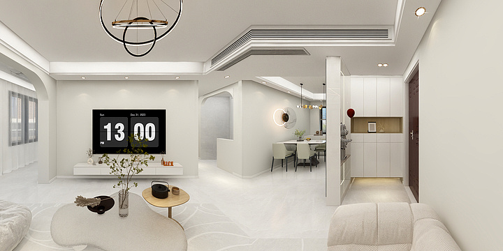 千翼设计灵灵-远洋湖印都会张老师125效果参考图-副本-装修设计方案