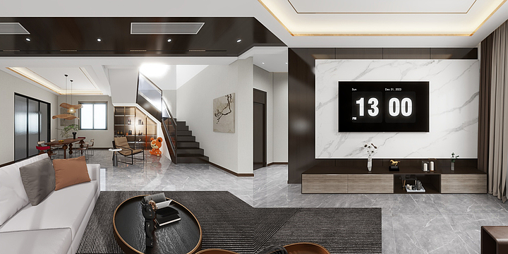 一滩泥-高阳自建房-装修设计方案